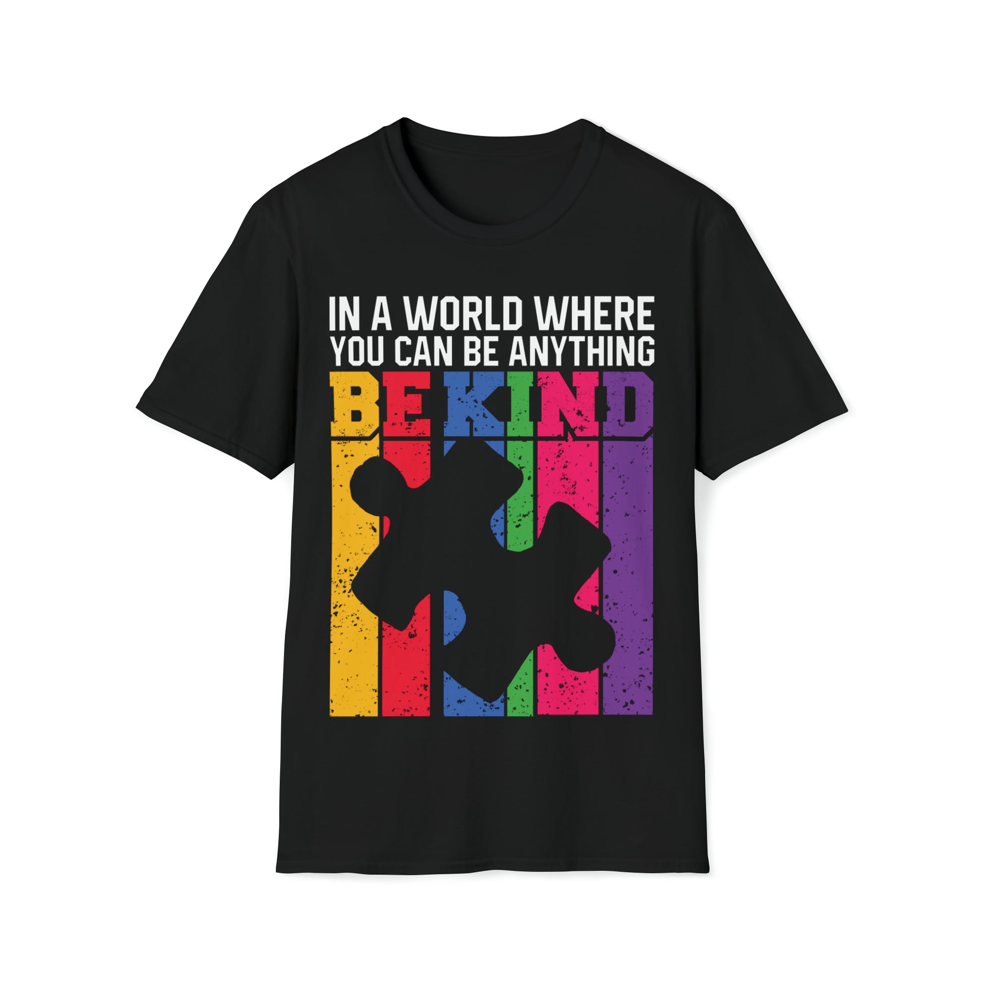 Autism - Be Kind - Unisex Softstyle T-Shirt - OCDandApparel