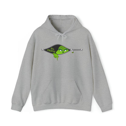 "Ew. People." Grinch Hoodie - Unisex Heavy Blend™ Hooded Sweatshirt - OCDandApparel