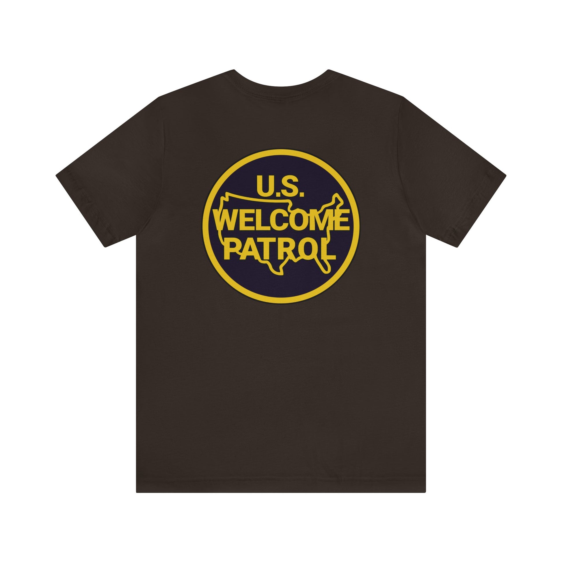 US Welcome Patrol Parody - Unisex Jersey Short Sleeve Tee - OCDandApparel