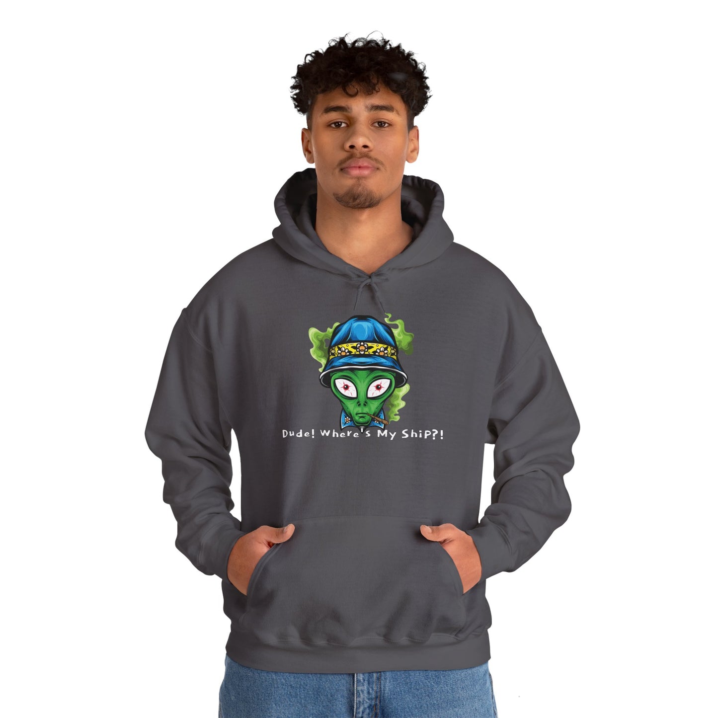 Smokin Alien - Amigo, ¿dónde está mi barco? - Sudadera con capucha unisex Heavy Blend™