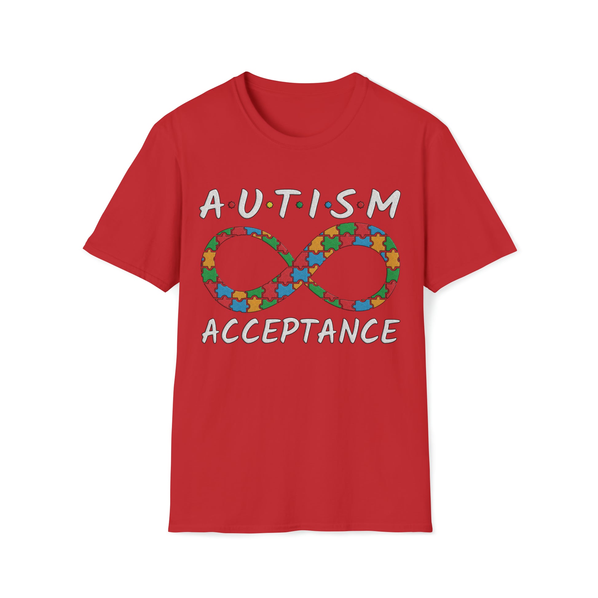 AUTISM ACCEPTANCE - Unisex Softstyle T-Shirt - OCDandApparel