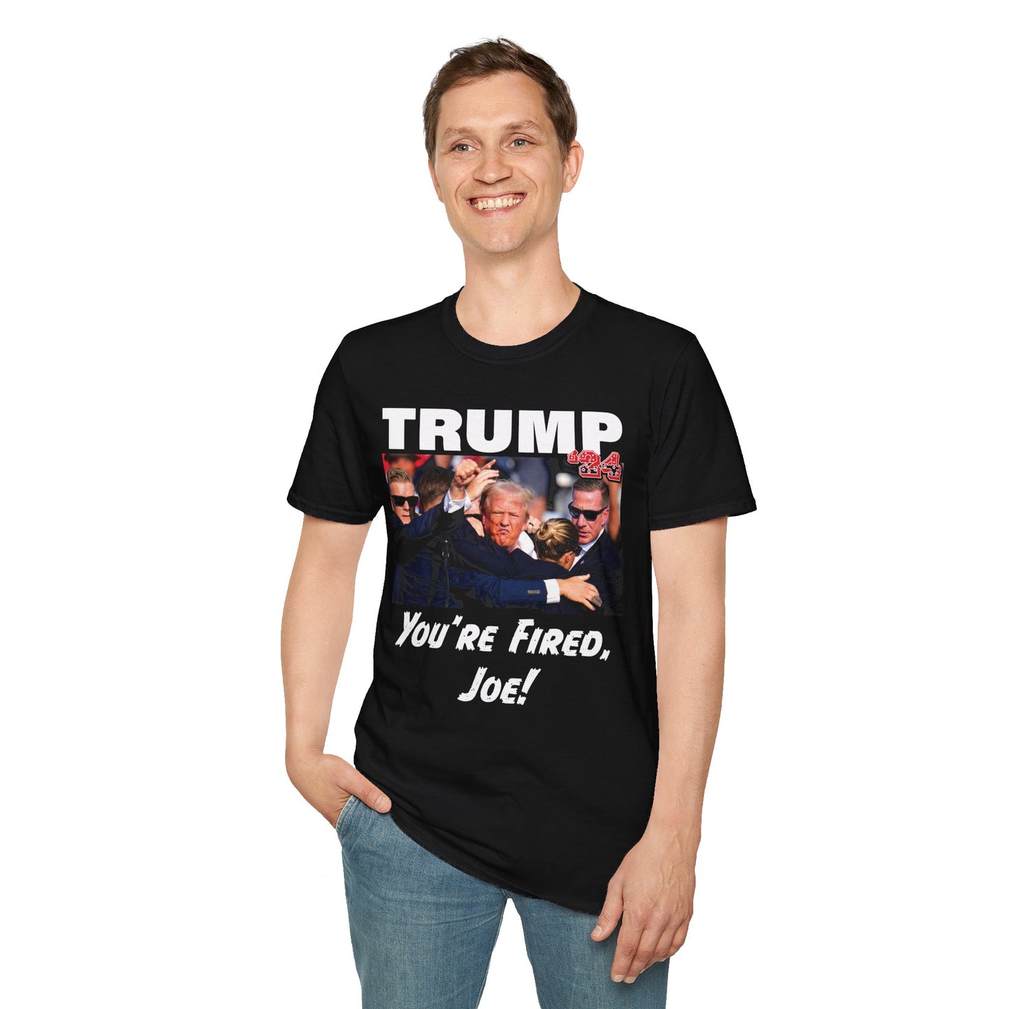 Trump - You're Fired, Joe! - Unisex Softstyle T-Shirt - OCDandApparel