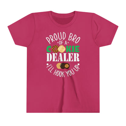 Proud Bro of a Cookie Dealer - Youth Short Sleeve Tee - OCDandApparel