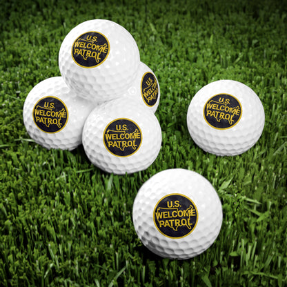 US Welcome Patrol Parody - Golf Balls, 6pcs - OCDandApparel