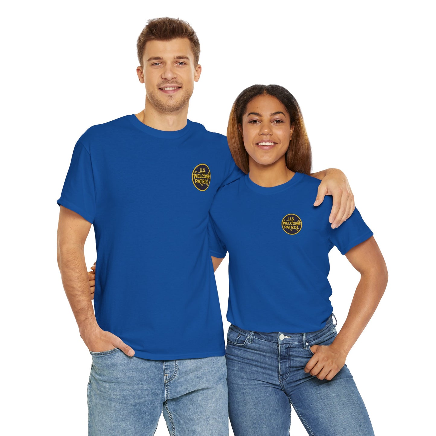 US Welcome Patrol Parody - Gildan Unisex Heavy Cotton Tee