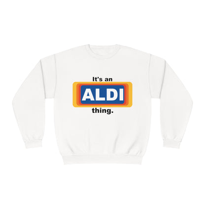 ALDI fan Parody - Unisex NuBlend® Crewneck Sweatshirt - OCDandApparel