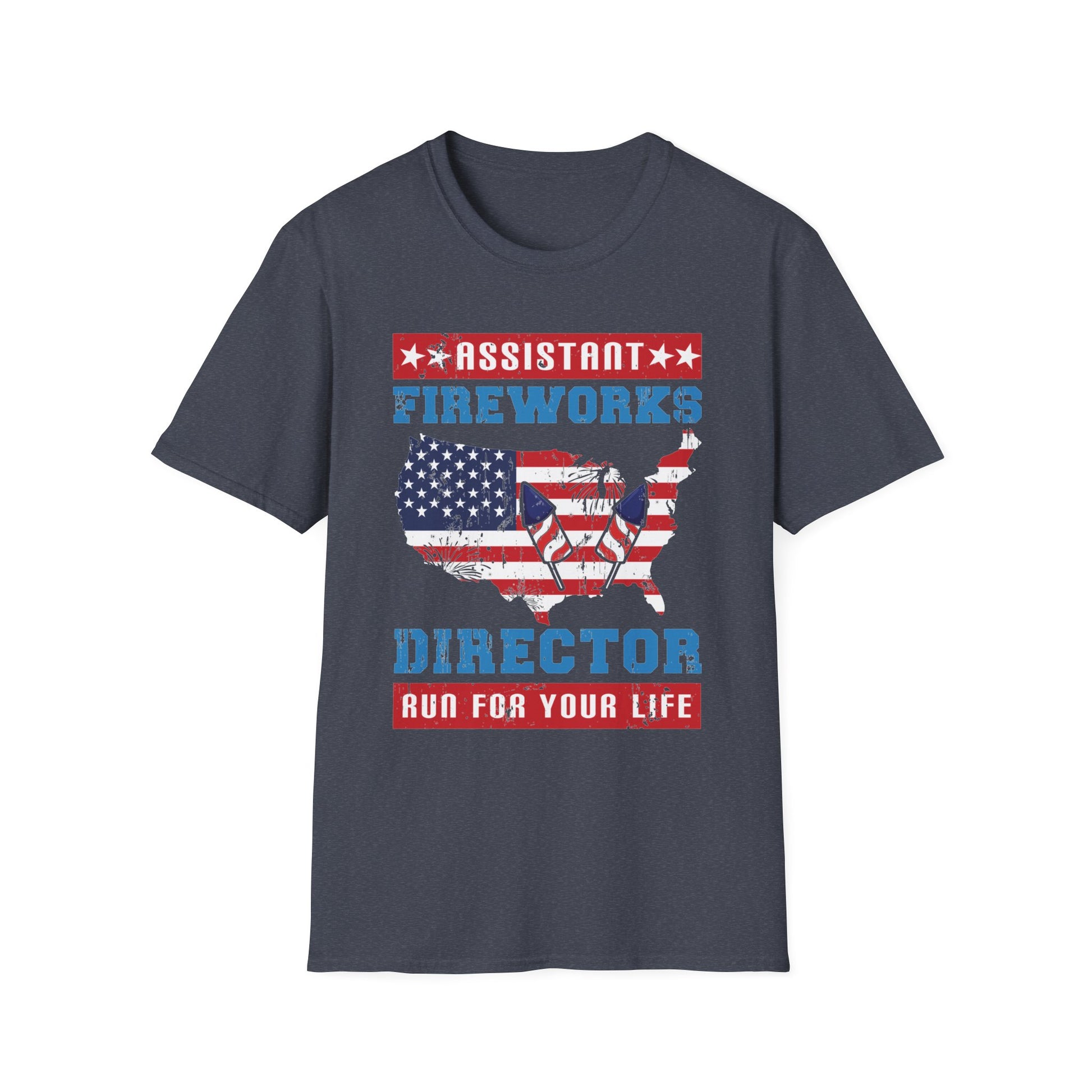 Assistant Fireworks Director - Unisex Softstyle T-Shirt - OCDandApparel