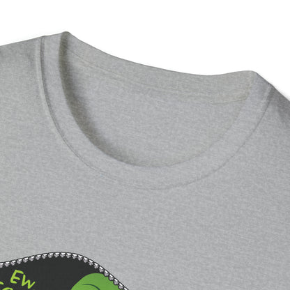 "Ew. People." Grinch in a Zipper Shirt - Unisex Softstyle T-Shirt - OCDandApparel