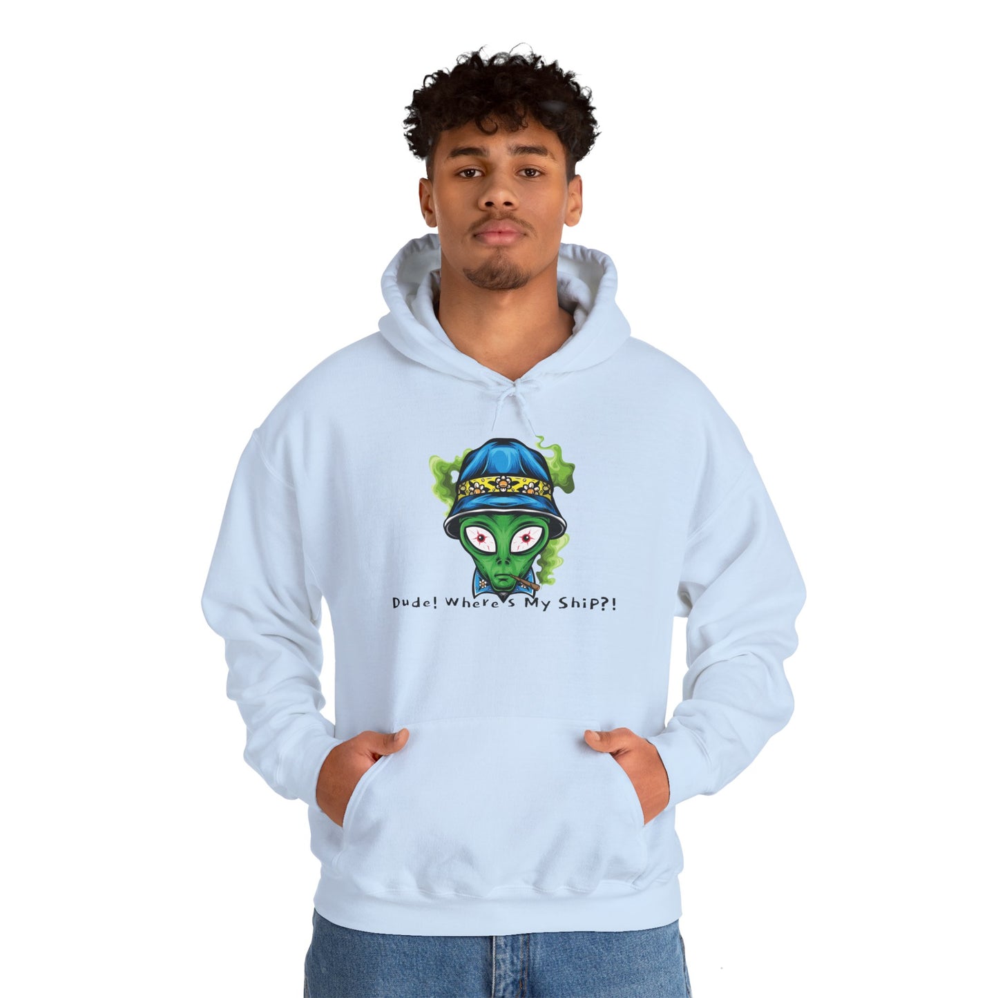 Smokin Alien - Amigo, ¿dónde está mi barco? - Sudadera con capucha unisex Heavy Blend™