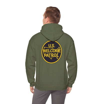 US Welcome Patrol Parody - Unisex Heavy Blend™ Hooded Sweatshirt