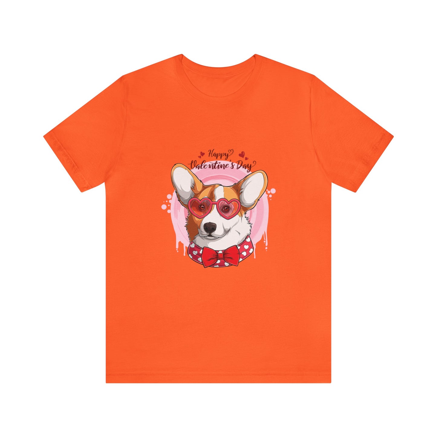 Valentines Day Corgi - Unisex Jersey Short Sleeve Tee - OCDandApparel