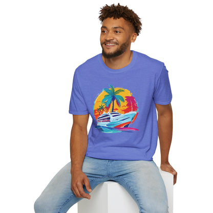 Nautical Sunset - Unisex Softstyle T-Shirt - OCDandApparel