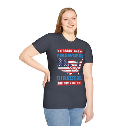 Assistant Fireworks Director - Unisex Softstyle T-Shirt - OCDandApparel