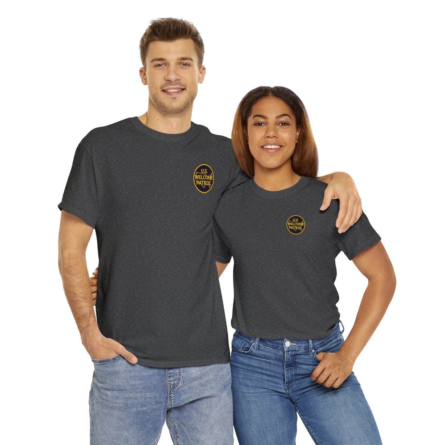 US Welcome Patrol Parody - Gildan Unisex Heavy Cotton Tee - OCDandApparel