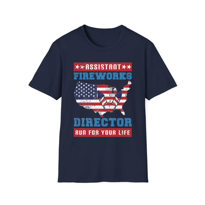 Assistant Fireworks Director - Unisex Softstyle T-Shirt - OCDandApparel