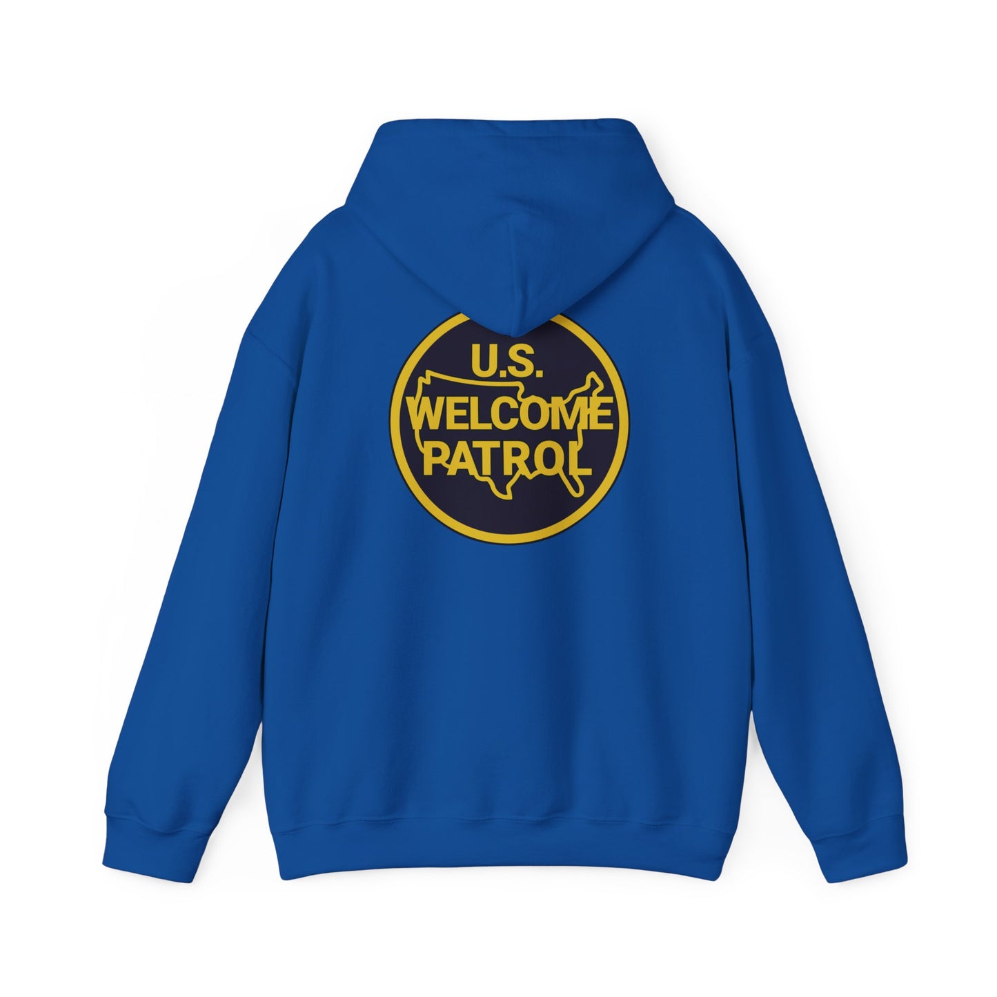 US Welcome Patrol Parody - Unisex Heavy Blend™ Hooded Sweatshirt