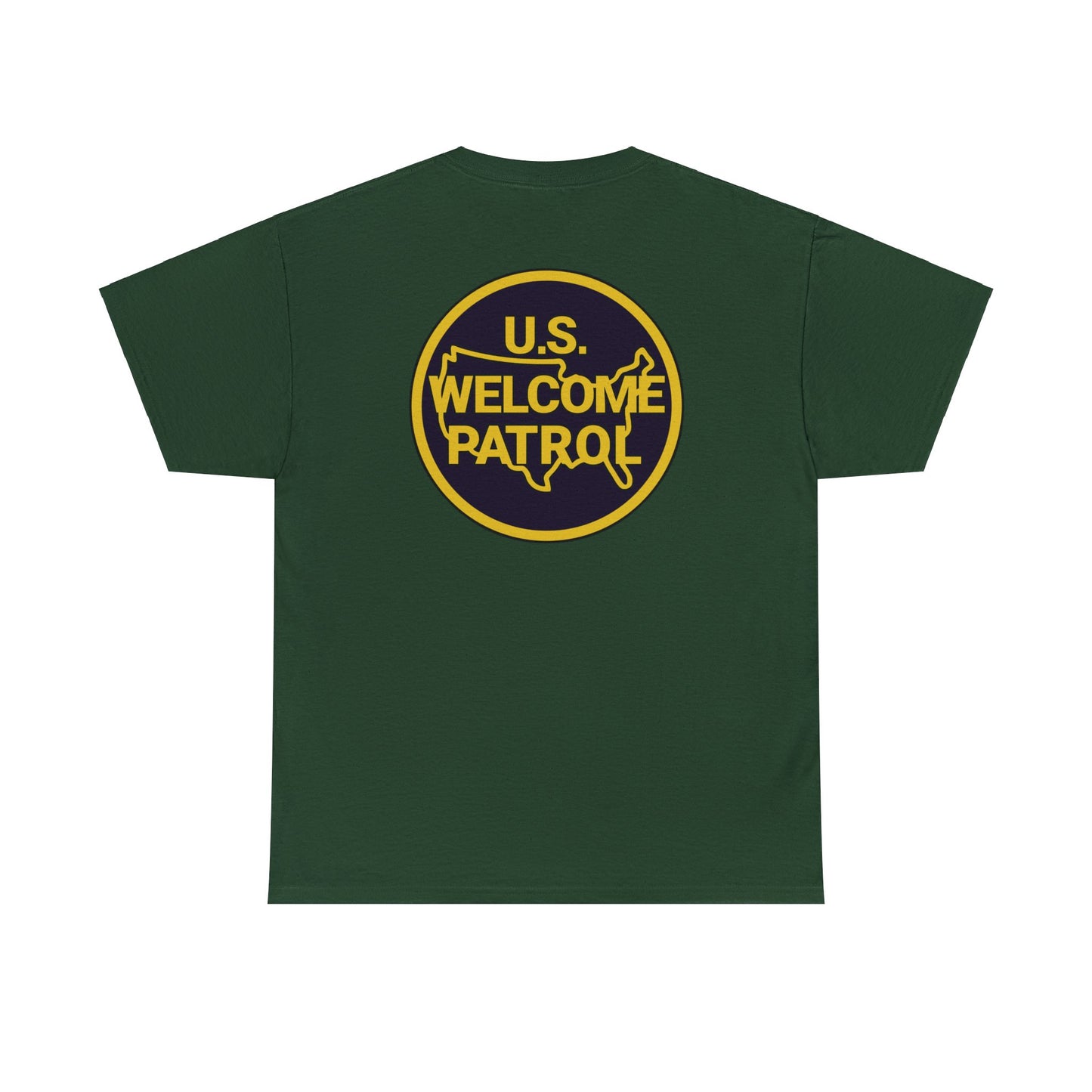 US Welcome Patrol Parody - Gildan Unisex Heavy Cotton Tee - OCDandApparel