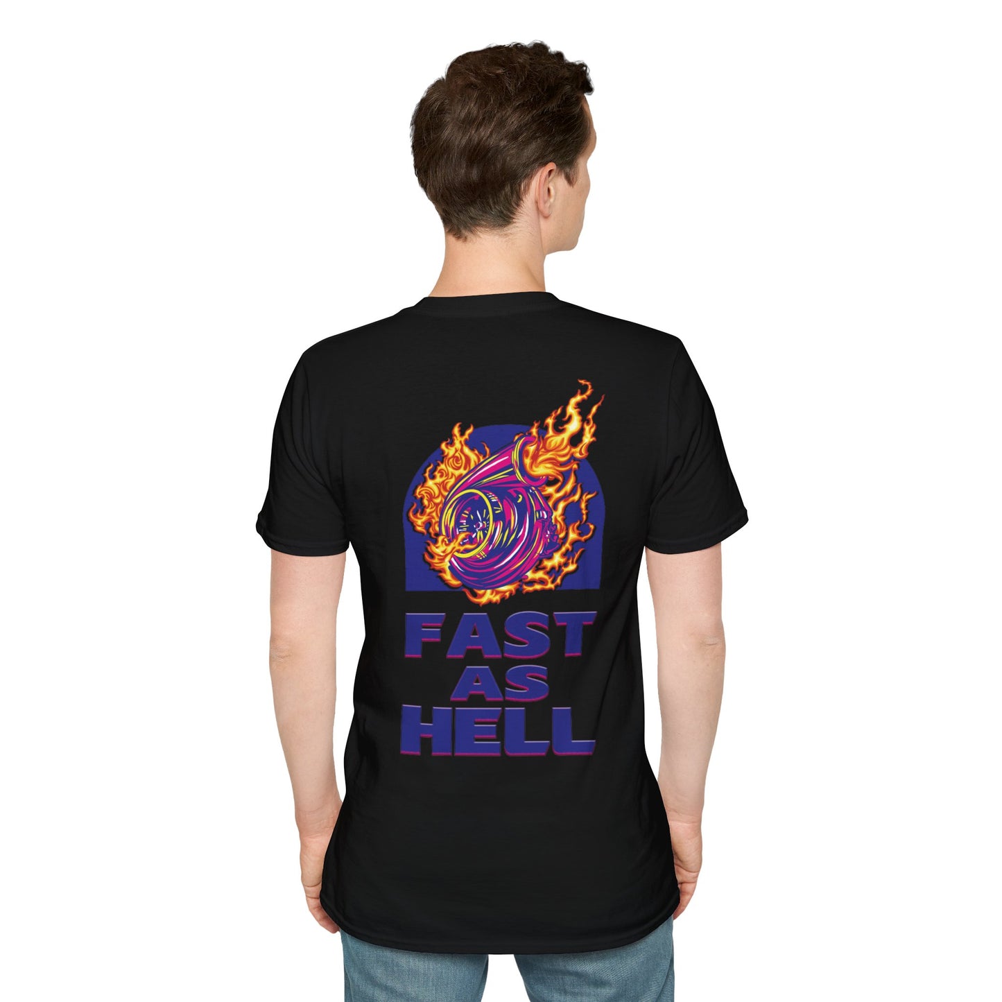 "Fast as Hell" Taco Bell Logo Parody - Unisex Softstyle T-Shirt - OCDandApparel