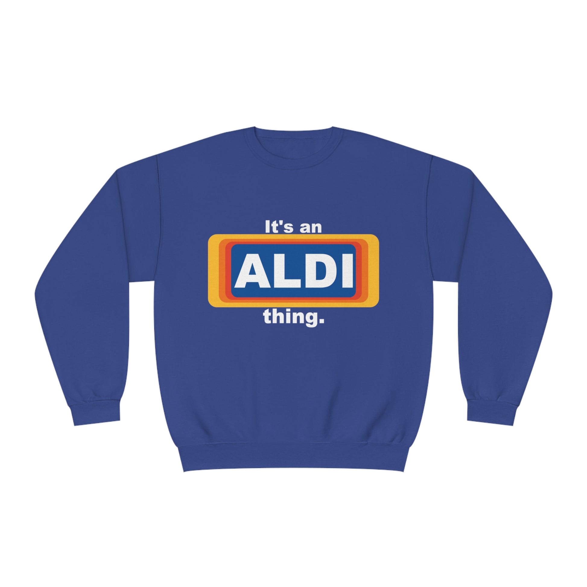 ALDI fan Parody - Unisex NuBlend® Crewneck Sweatshirt - OCDandApparel