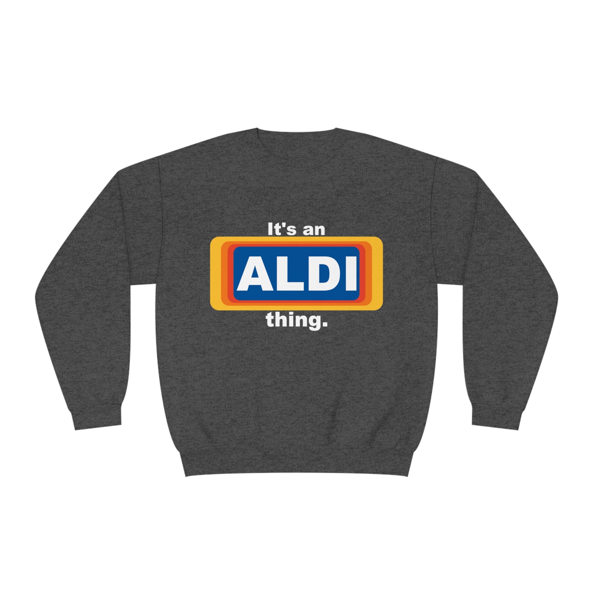 ALDI fan Parody - Unisex NuBlend® Crewneck Sweatshirt - OCDandApparel