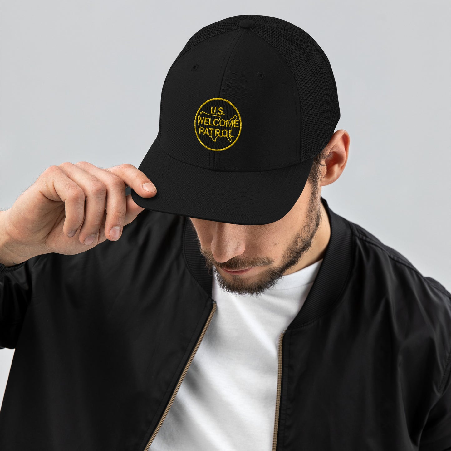 US Welcome Patrol Parody - Trucker Cap - OCDandApparel