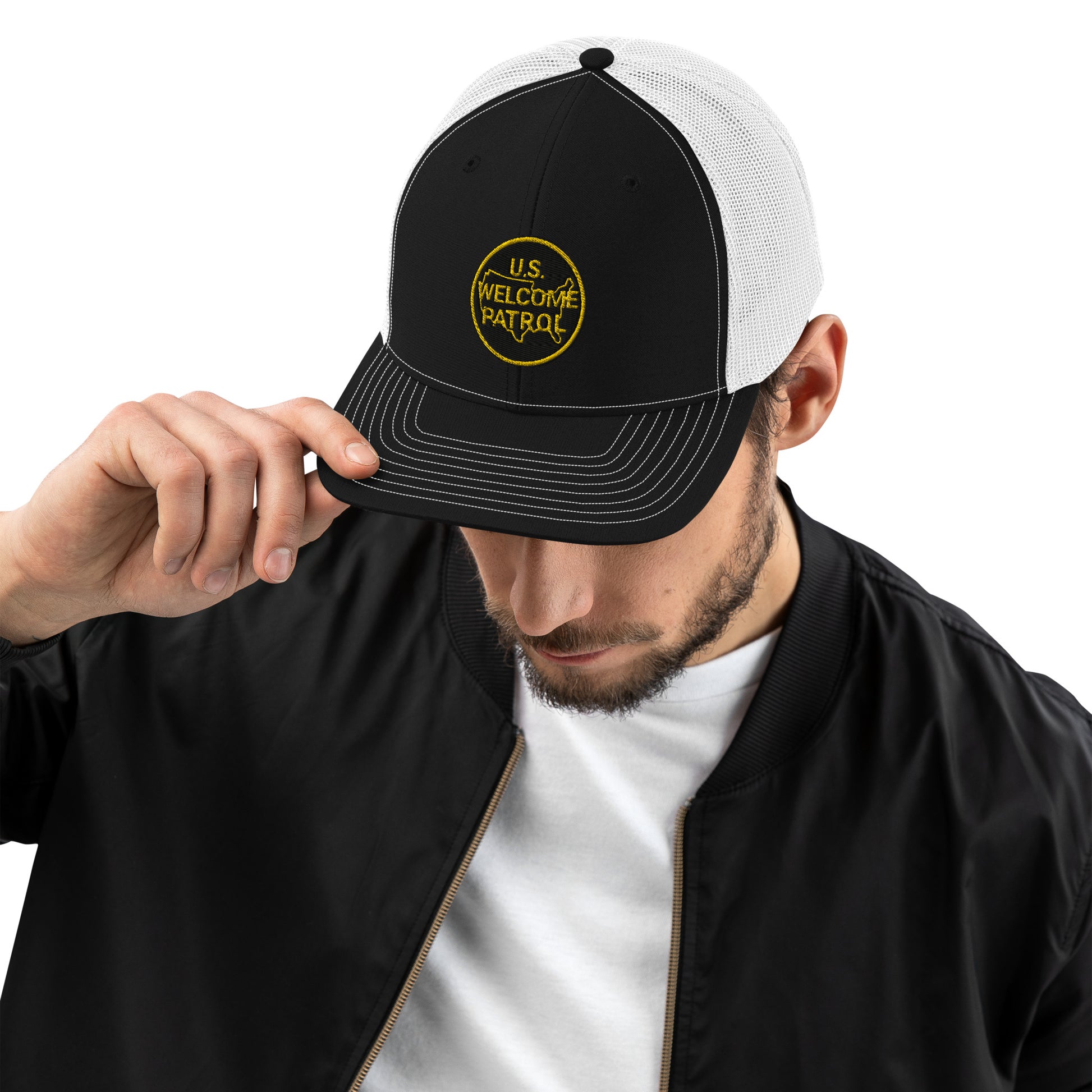 US Welcome Patrol Parody - Trucker Cap - OCDandApparel