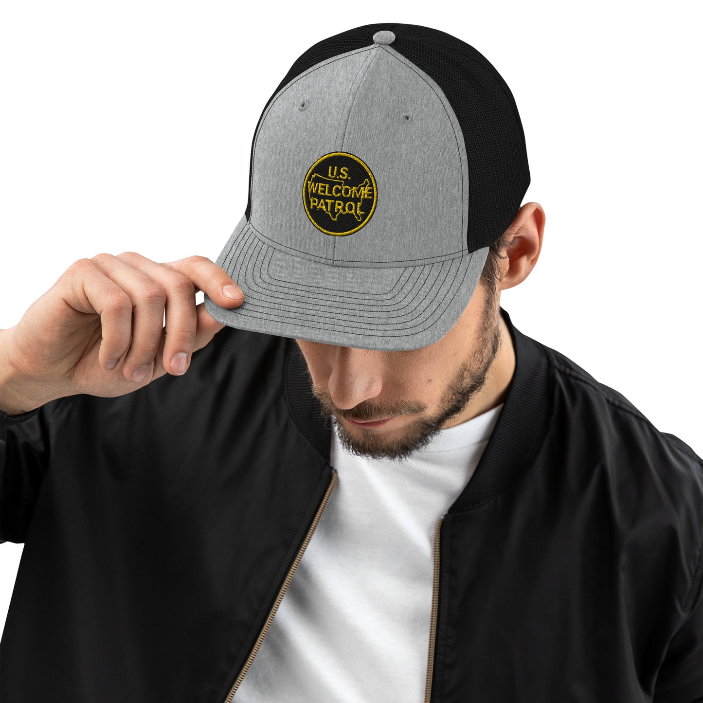 US Welcome Patrol Parody - Trucker Cap - OCDandApparel