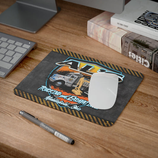 Al's Trucking And Excavating - Desk Mouse Pad - Ohio Custom Designs & Apparel LLC