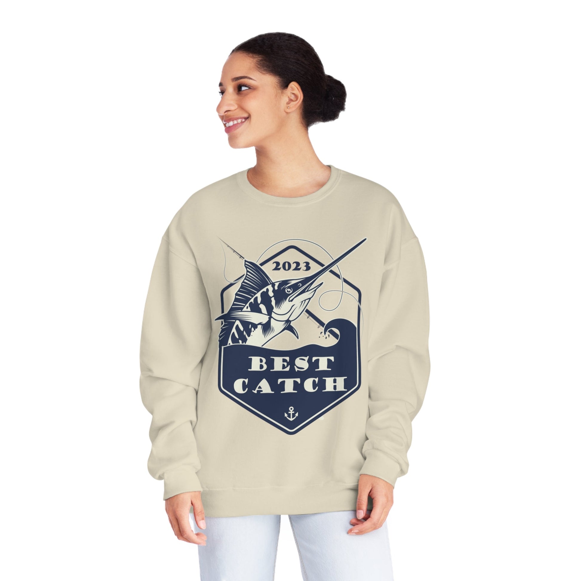 Best Catch - Unisex NuBlend® Crewneck Sweatshirt - Ohio Custom Designs & Apparel LLC