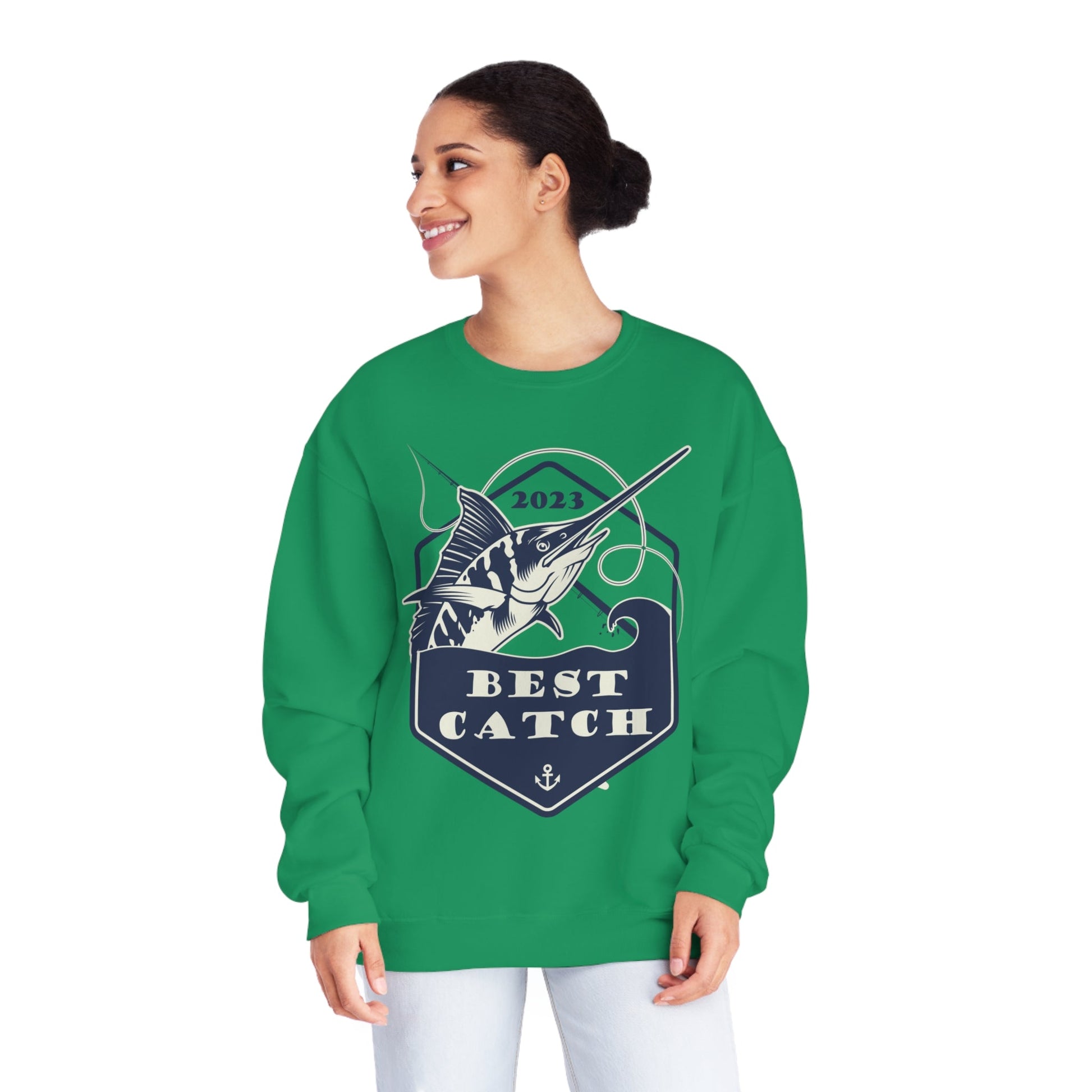 Best Catch - Unisex NuBlend® Crewneck Sweatshirt - Ohio Custom Designs & Apparel LLC