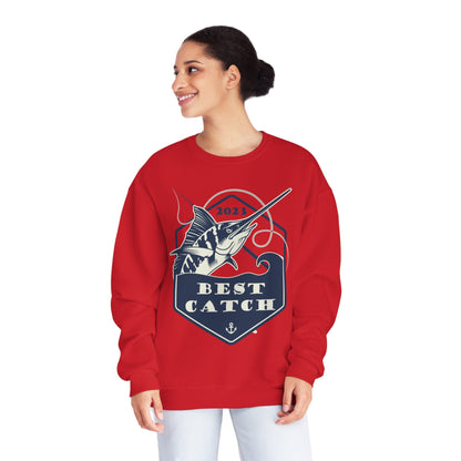 Best Catch - Unisex NuBlend® Crewneck Sweatshirt - Ohio Custom Designs & Apparel LLC