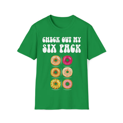 Check Out My Six Pack - Unisex Softstyle T-Shirt - Ohio Custom Designs & Apparel LLC