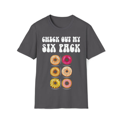 Check Out My Six Pack - Unisex Softstyle T-Shirt - Ohio Custom Designs & Apparel LLC
