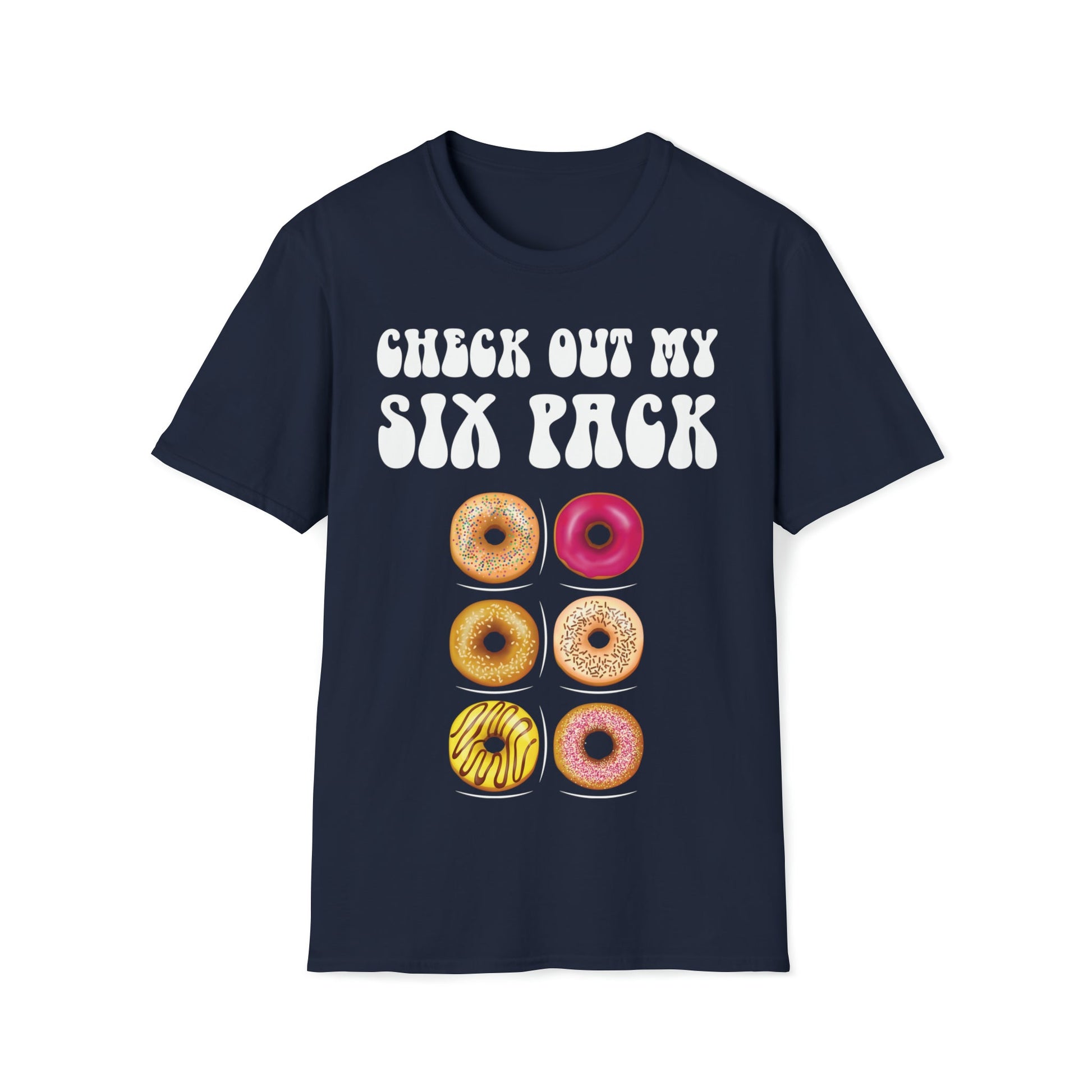 Check Out My Six Pack - Unisex Softstyle T-Shirt - Ohio Custom Designs & Apparel LLC