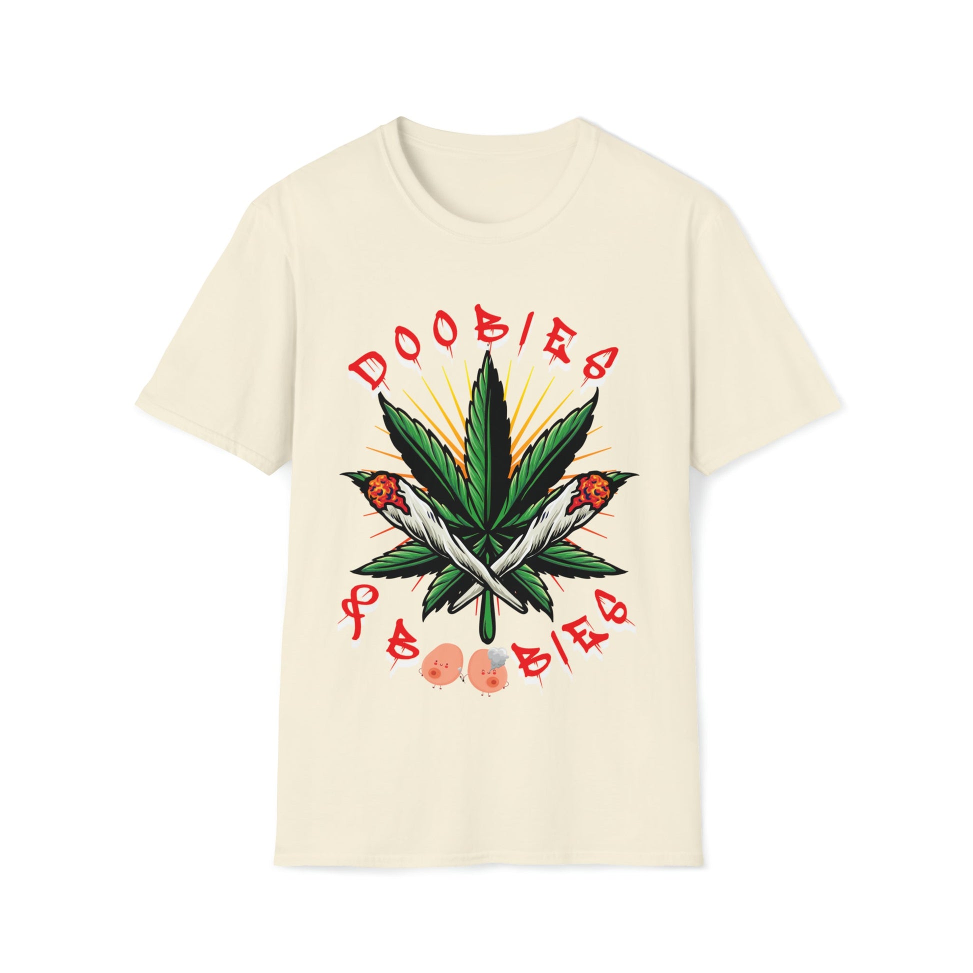 Doobies & Boobies - Unisex Softstyle T-Shirt - Ohio Custom Designs & Apparel LLC