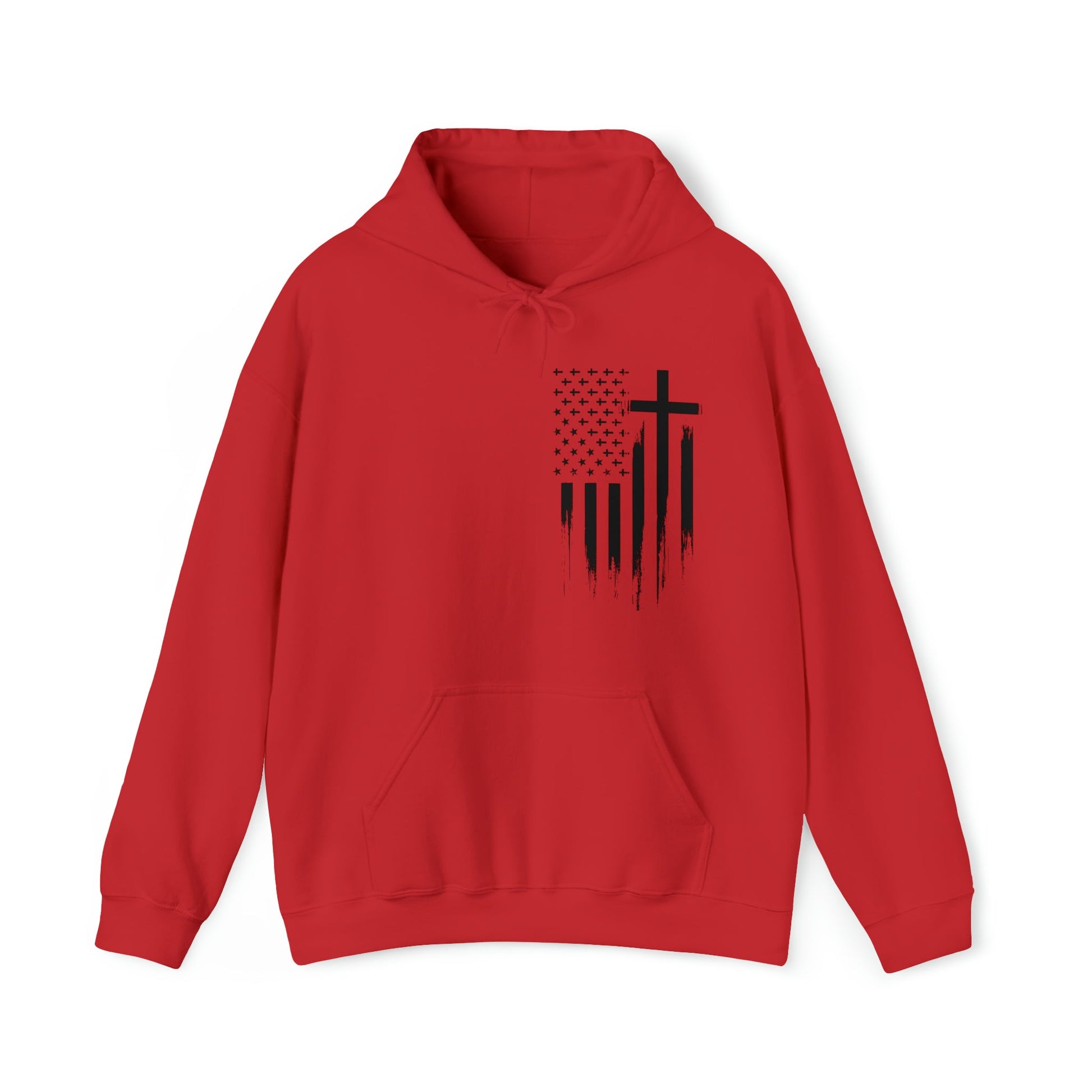 Faith & Freedom - Unisex Heavy Blend™ Hooded Sweatshirt - Ohio Custom Designs & Apparel LLC