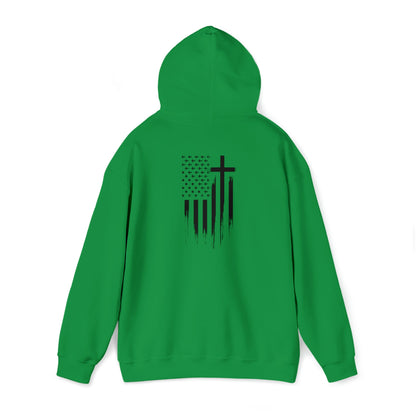 Faith & Freedom - Unisex Heavy Blend™ Hooded Sweatshirt - Ohio Custom Designs & Apparel LLC