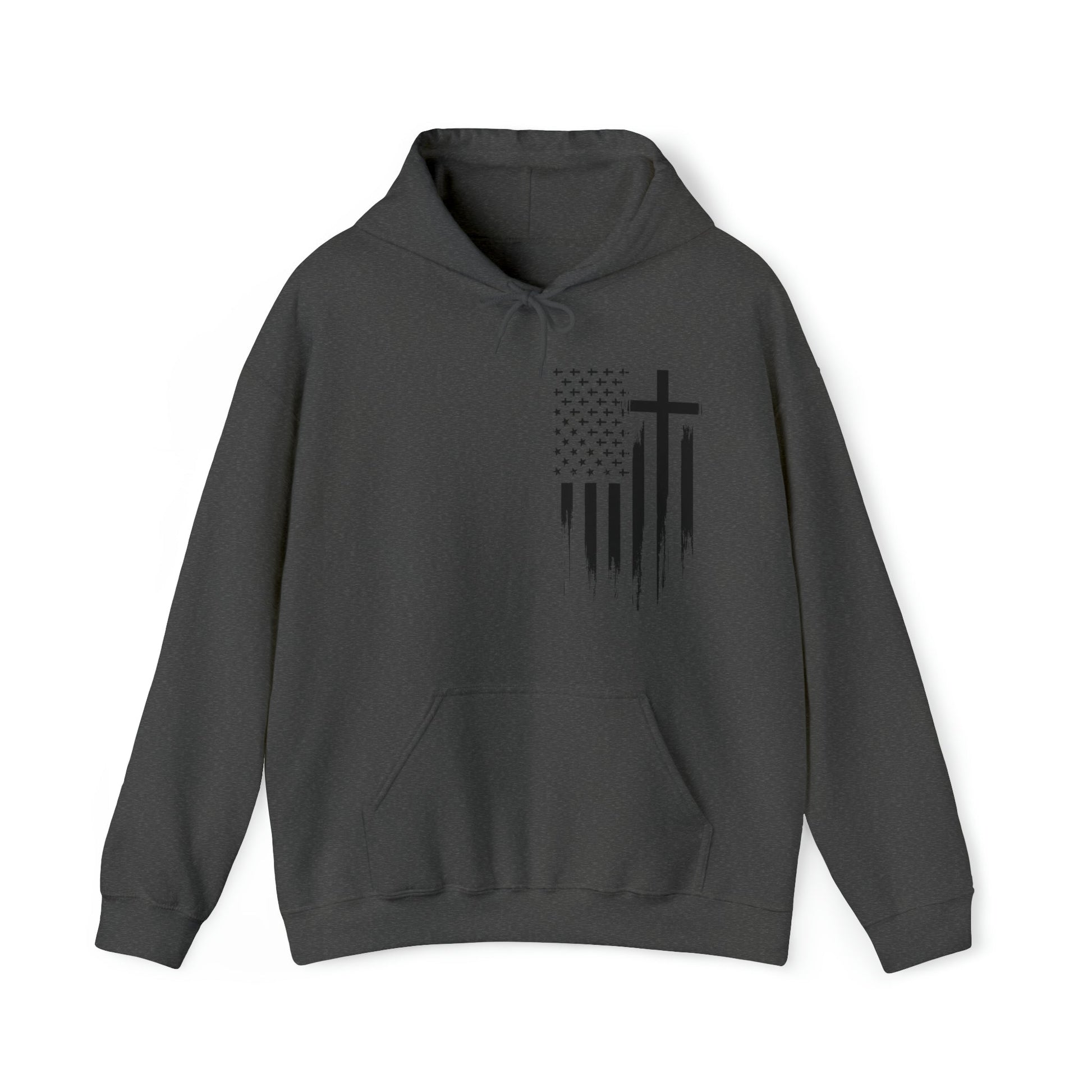 Faith & Freedom - Unisex Heavy Blend™ Hooded Sweatshirt - Ohio Custom Designs & Apparel LLC