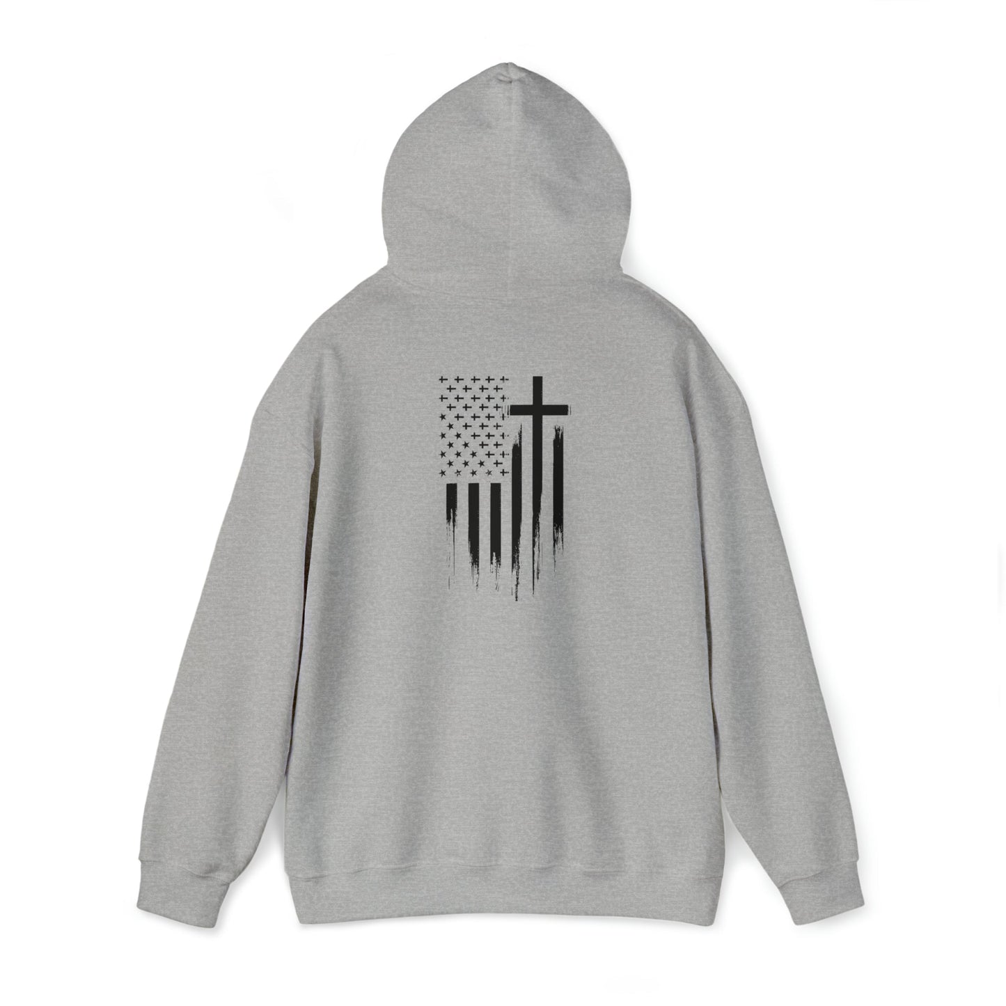 Faith & Freedom - Unisex Heavy Blend™ Hooded Sweatshirt - Ohio Custom Designs & Apparel LLC