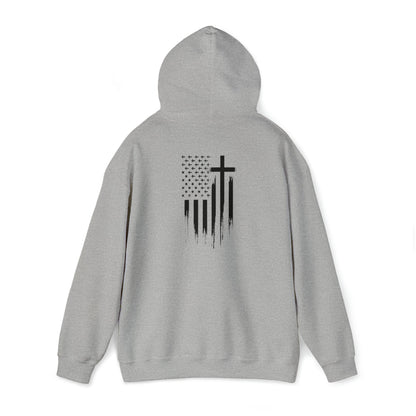 Faith & Freedom - Unisex Heavy Blend™ Hooded Sweatshirt - Ohio Custom Designs & Apparel LLC