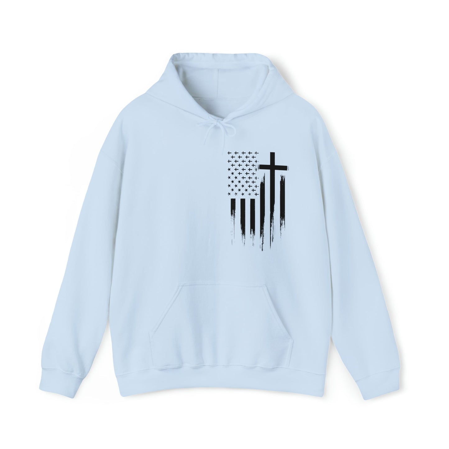 Faith & Freedom - Unisex Heavy Blend™ Hooded Sweatshirt - Ohio Custom Designs & Apparel LLC