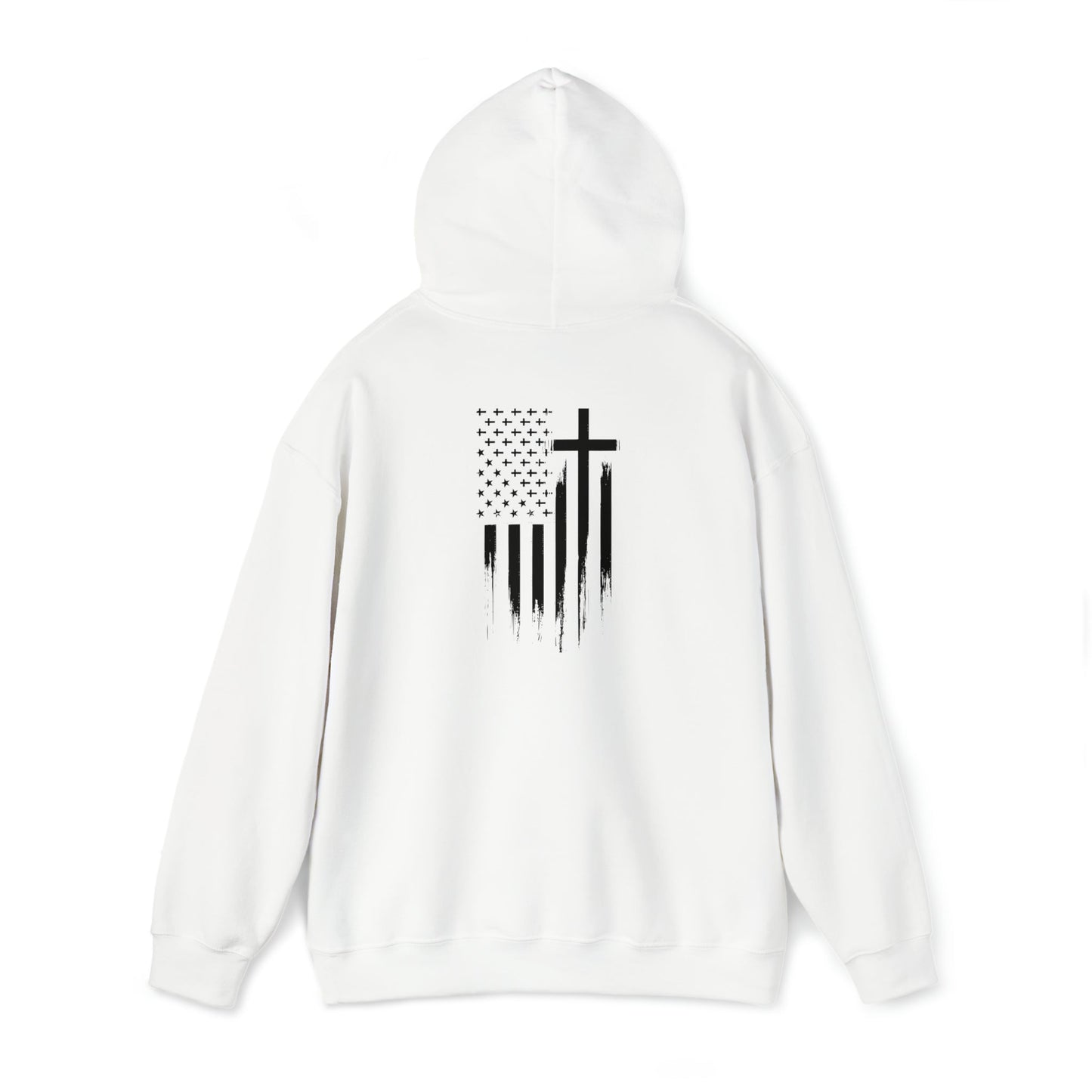 Faith & Freedom - Unisex Heavy Blend™ Hooded Sweatshirt - Ohio Custom Designs & Apparel LLC