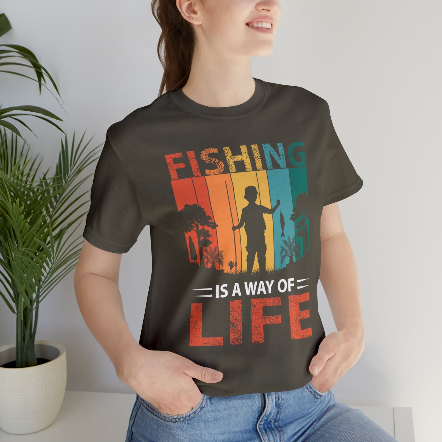 Fishing is a Way of Life - Unisex Jersey Short Sleeve T-Shirt - Ohio Custom Designs & Apparel LLC