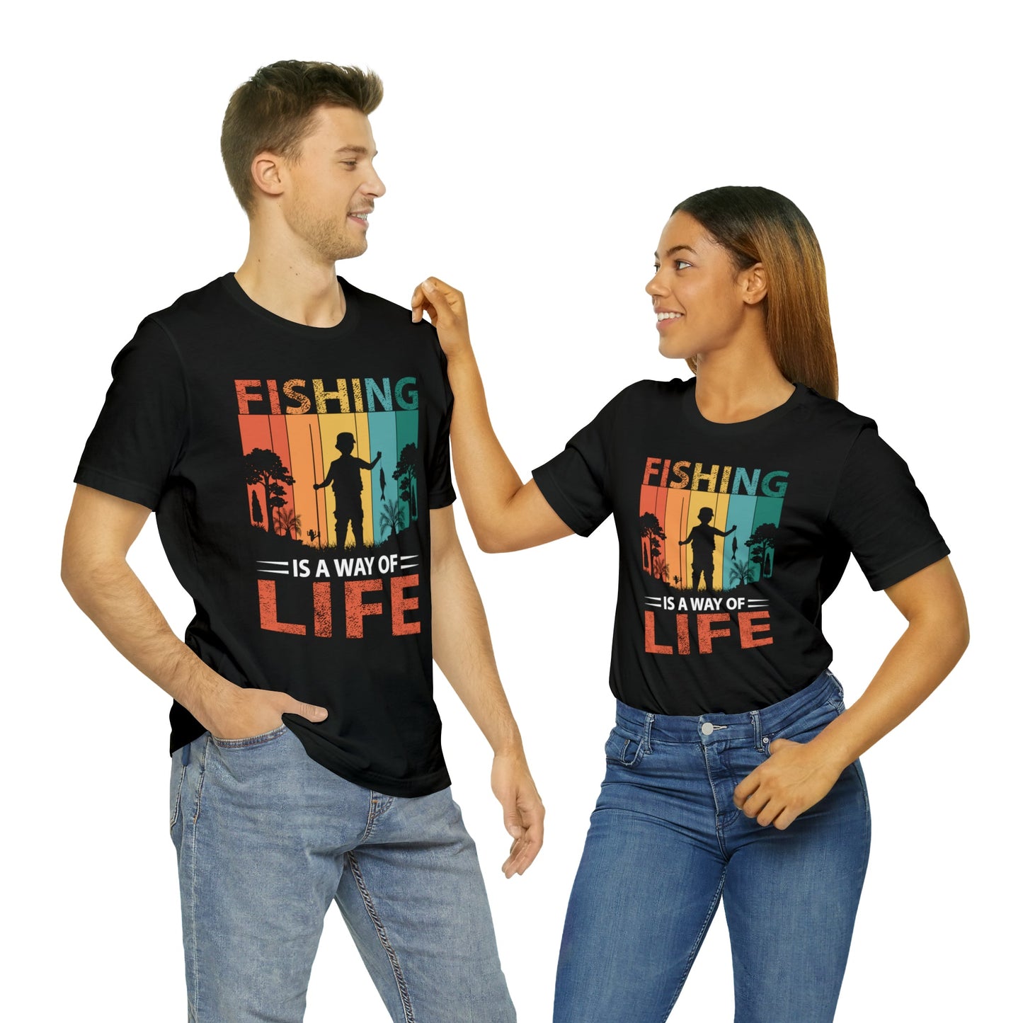 Fishing is a Way of Life - Unisex Jersey Short Sleeve T-Shirt - Ohio Custom Designs & Apparel LLC