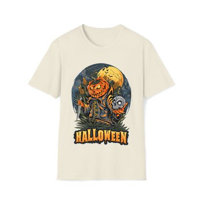 Halloween Scarecrow - Unisex Softstyle T-Shirt - Ohio Custom Designs & Apparel LLC