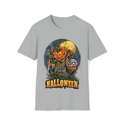 Halloween Scarecrow - Unisex Softstyle T-Shirt - Ohio Custom Designs & Apparel LLC