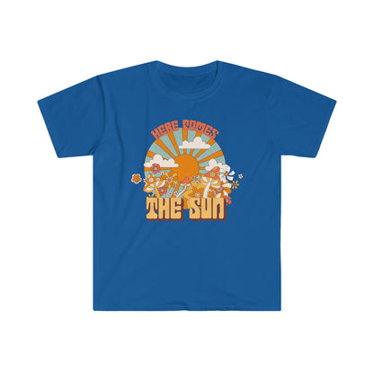 Here Comes The Sun - Unisex Softstyle T-Shirt - Ohio Custom Designs & Apparel LLC