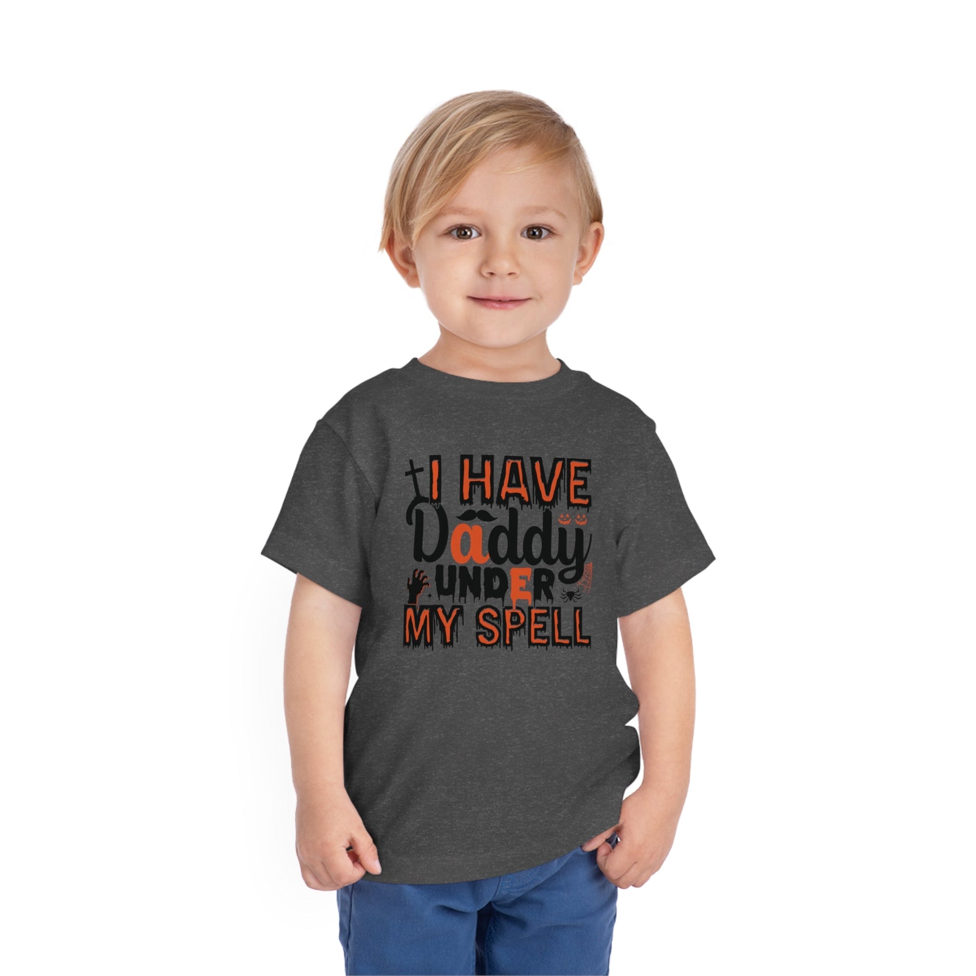 I Have Daddy Under My Spell - Toddler Short Sleeve Tee - Ohio Custom Designs & Apparel LLC