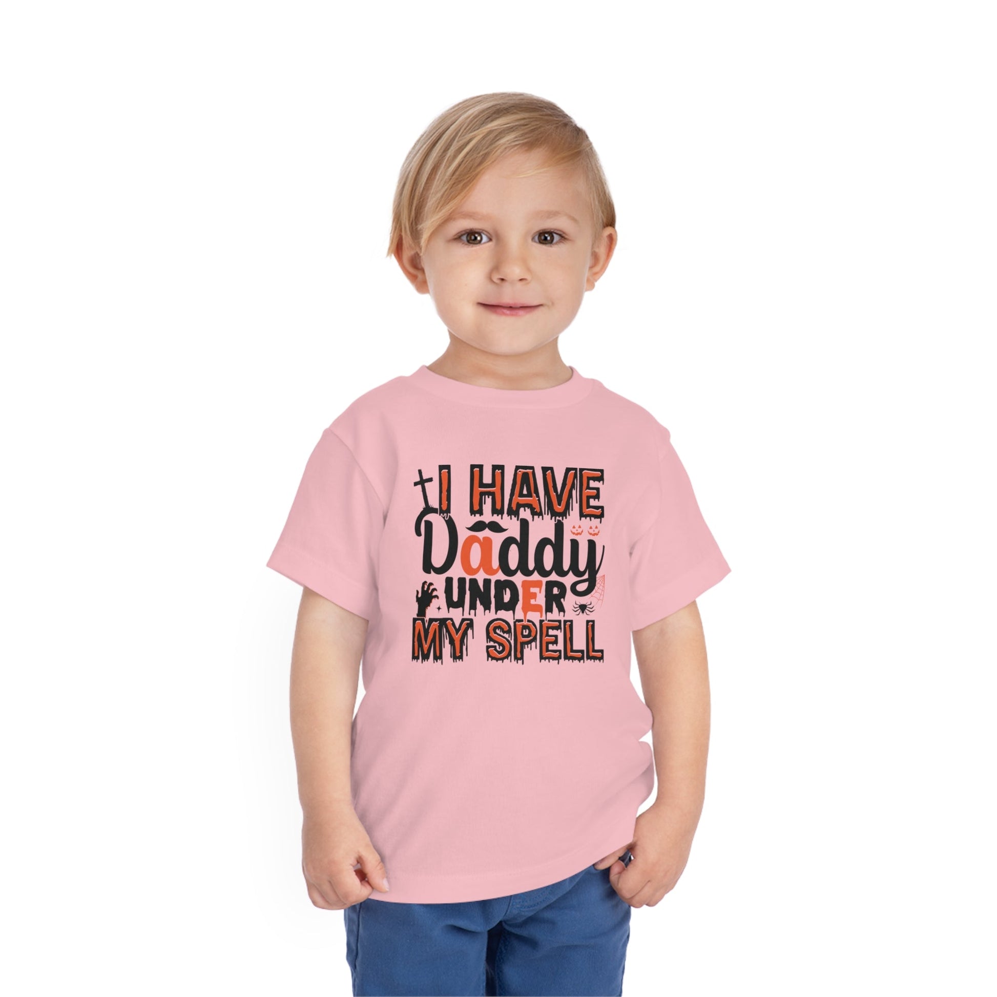 I Have Daddy Under My Spell - Toddler Short Sleeve Tee - Ohio Custom Designs & Apparel LLC