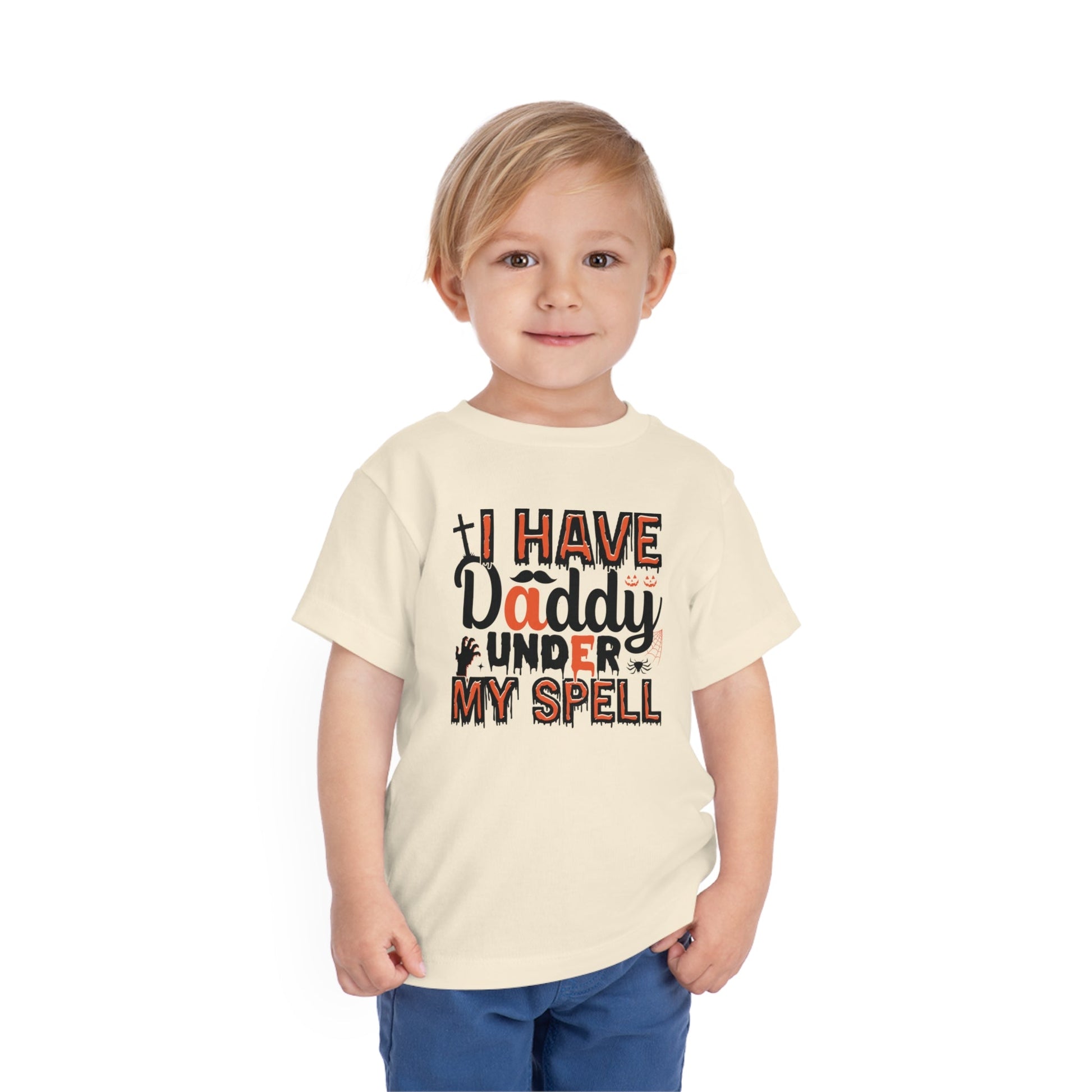 I Have Daddy Under My Spell - Toddler Short Sleeve Tee - Ohio Custom Designs & Apparel LLC